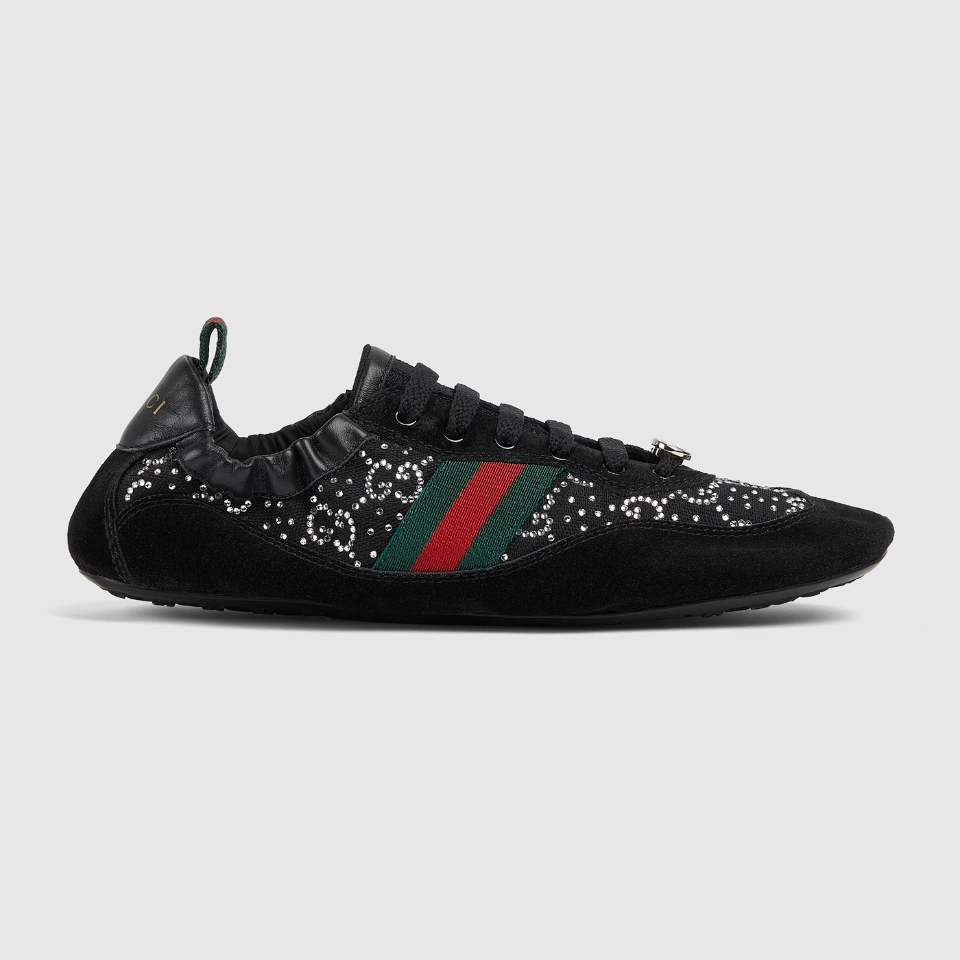 Gucci Shift系列女士GG水晶运动鞋