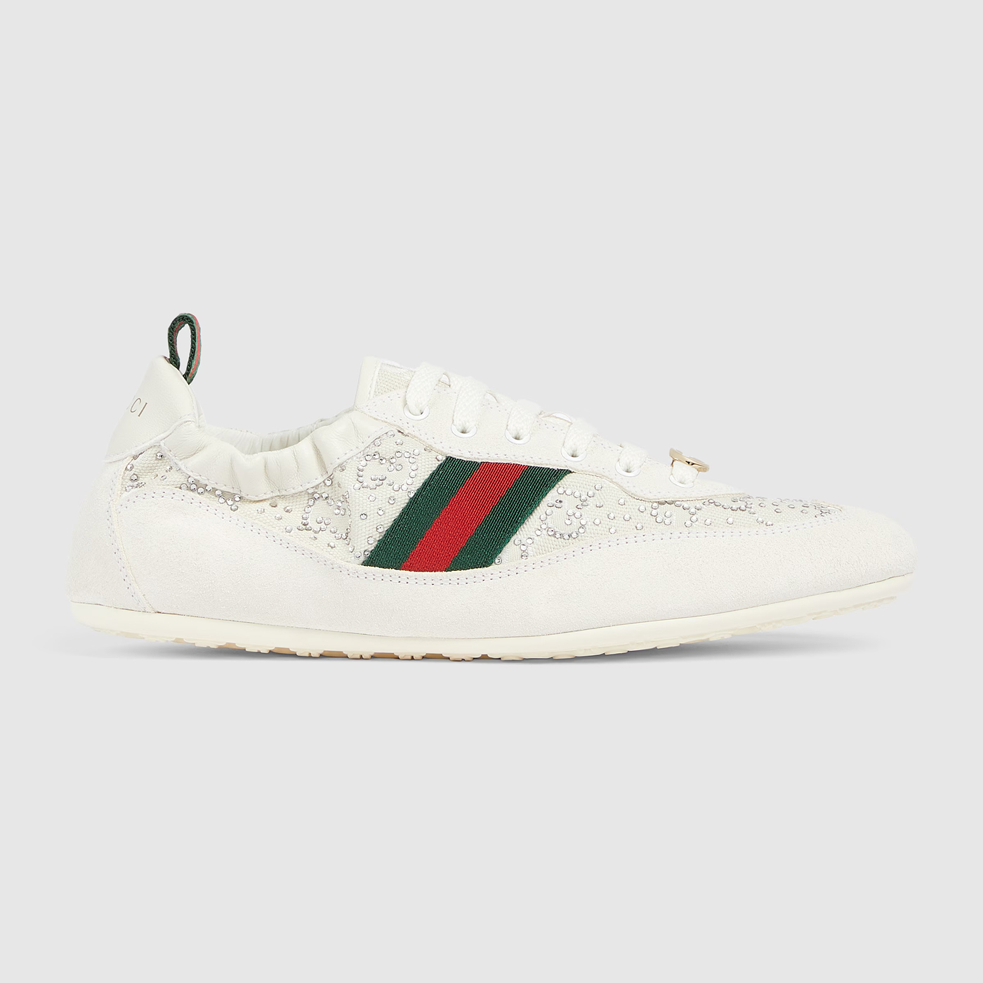 Gucci Shift系列女士GG水晶运动鞋