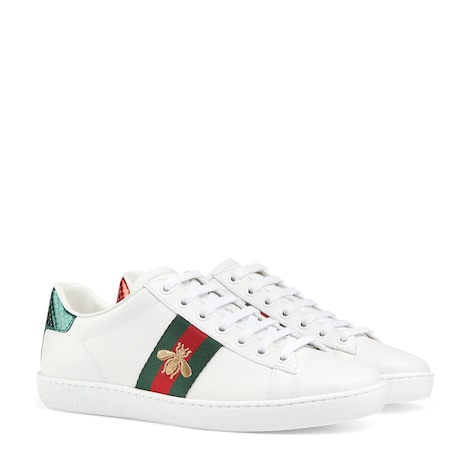 Gucci Ace系列女士刺绣运动鞋