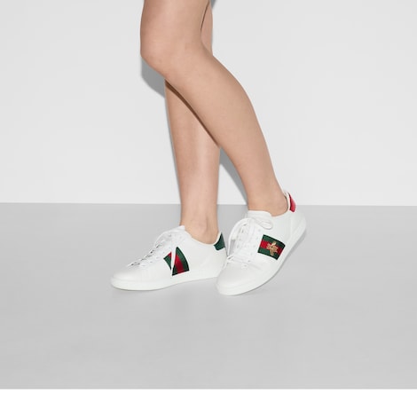 Gucci Ace系列女士刺绣运动鞋