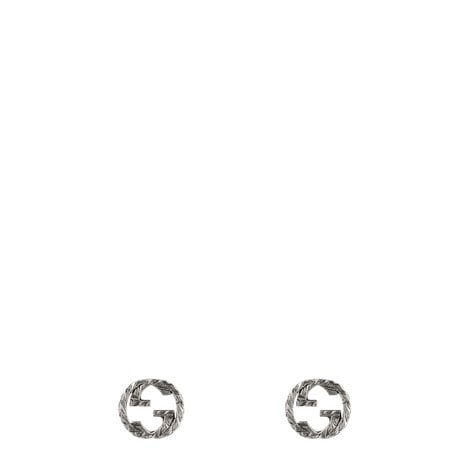 Gucci Interlocking系列耳钉