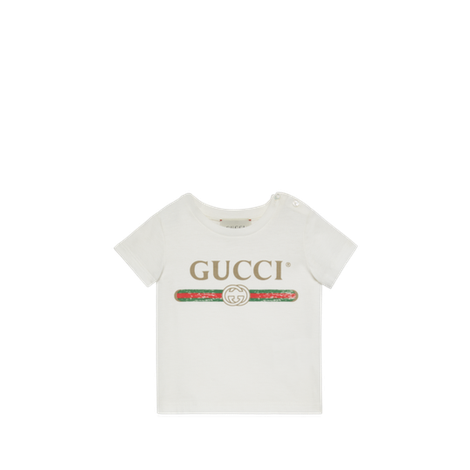 婴儿Gucci标识T恤