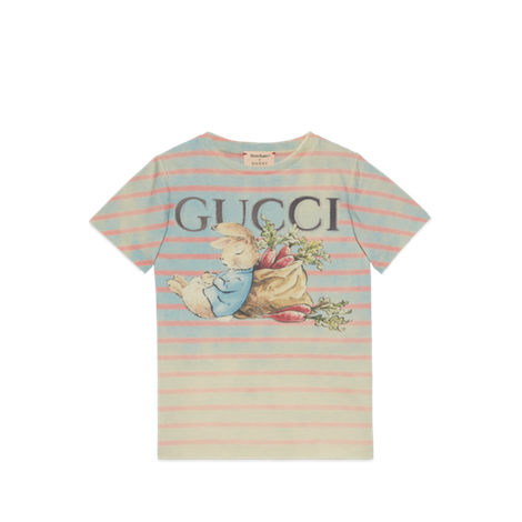 Peter Rabbit™ x Gucci儿童棉质T恤