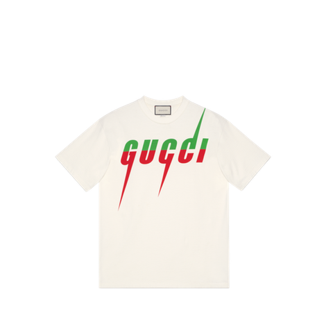 Gucci锋刃印花T恤