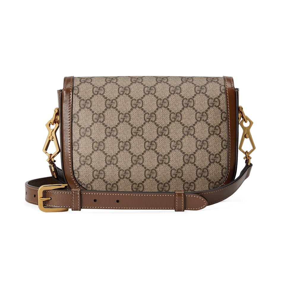GG Supreme帆布Gucci Horsebit 1955系列小号肩背包 -古驰GUCCI中国官 …