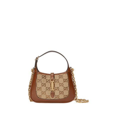 Gucci Jackie 1961系列水晶迷你手袋