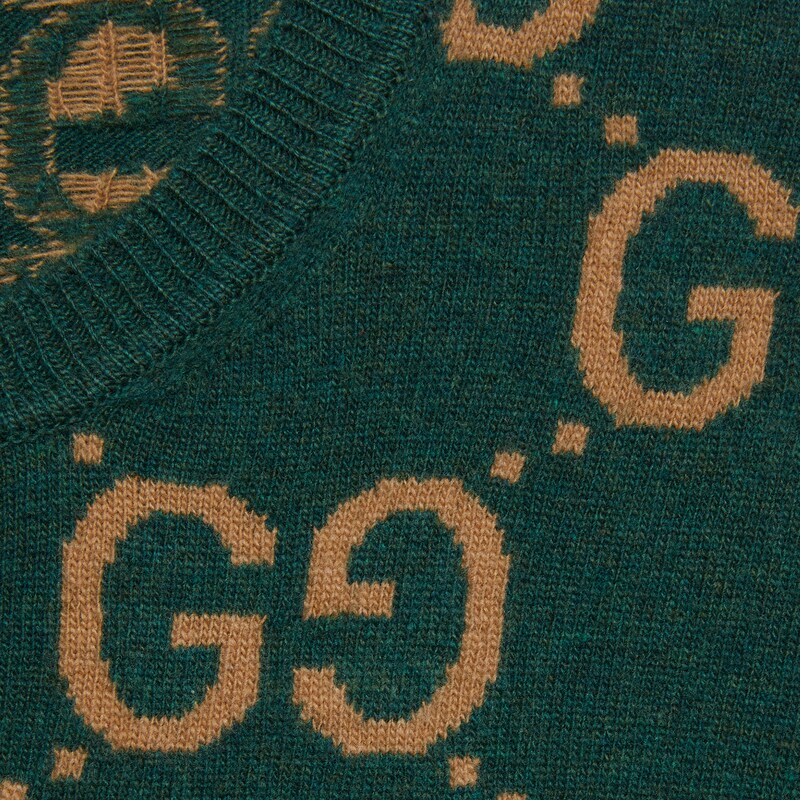 GG羊毛提花针织衫