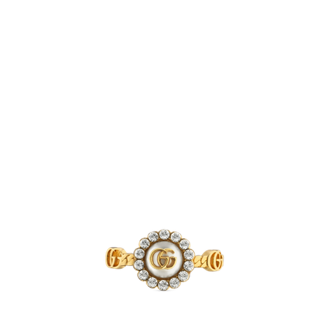 GG Marmont系列双G花朵戒指