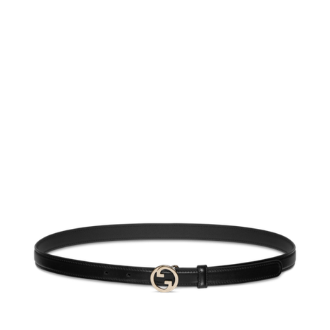 Gucci Blondie系列窄版腰带