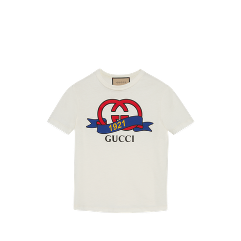 互扣式双G 1921 Gucci棉T恤