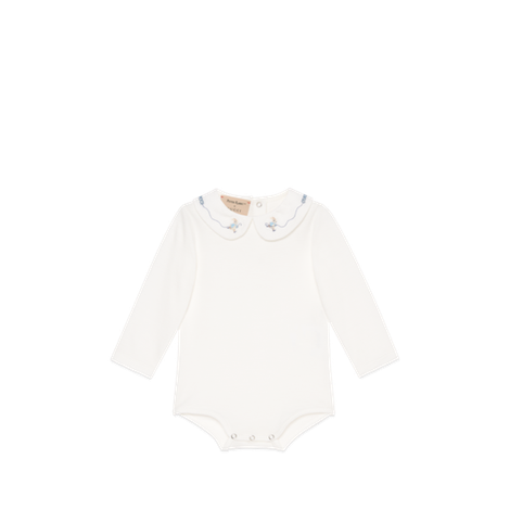 Peter Rabbit™ x Gucci 婴儿针织棉连体衣