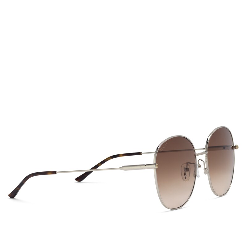 低鼻梁架贴合设计圆形镜框太阳眼镜