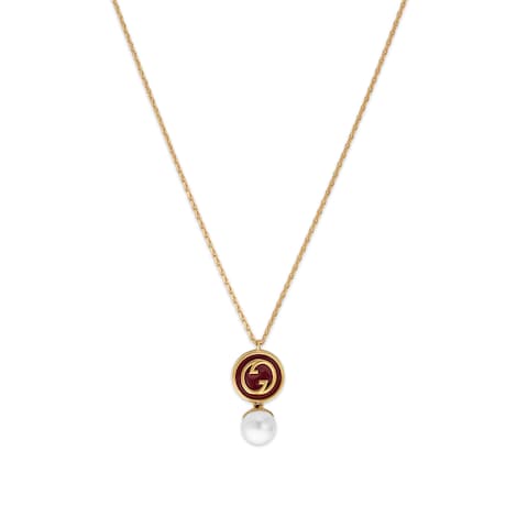 Gucci Blondie系列吊坠项链