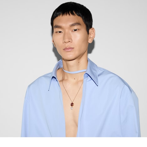 Gucci Blondie系列吊坠项链