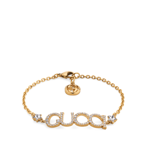 “GUCCI”字母标识手链