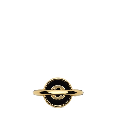 Gucci Interlocking系列18K金戒指