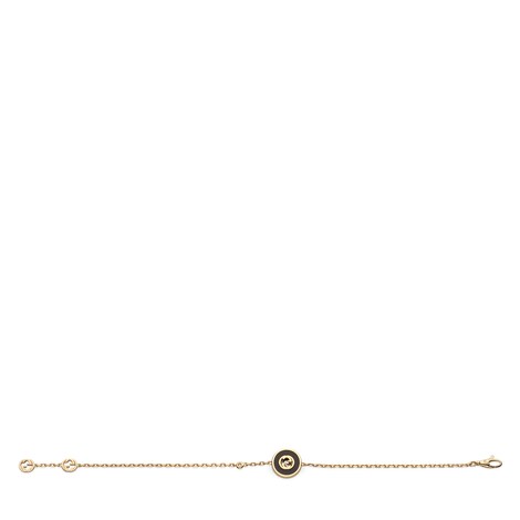 Gucci Interlocking系列18K金手链