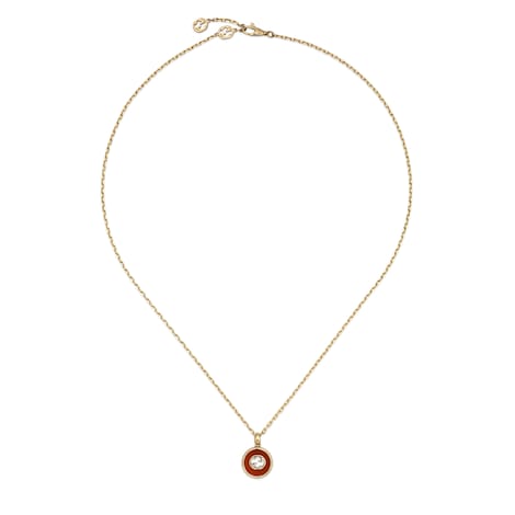 Gucci Interlocking系列黄色18K金项链
