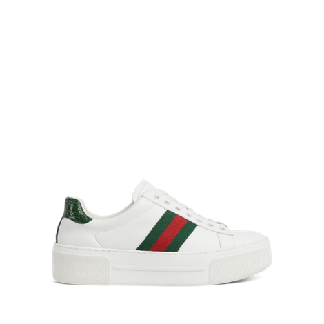 Gucci Ace系列饰织带女士运动鞋