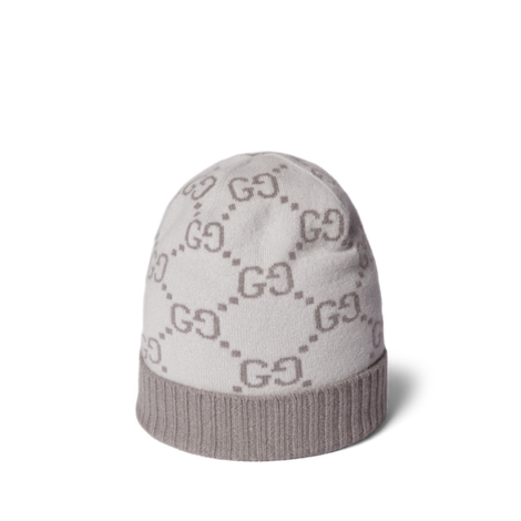 GG山羊绒提花帽子