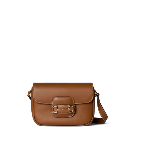 Gucci Horsebit 1955系列柔软小号肩背包