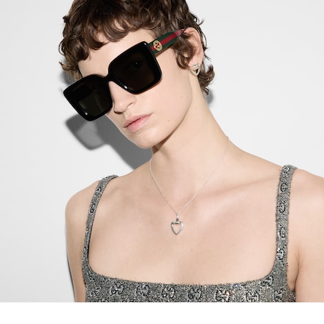 Gucci Heart系列耳钉