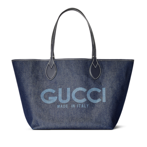 Gucci Totissima系列中号双面托特包