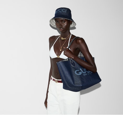 Gucci Totissima系列大号托特包