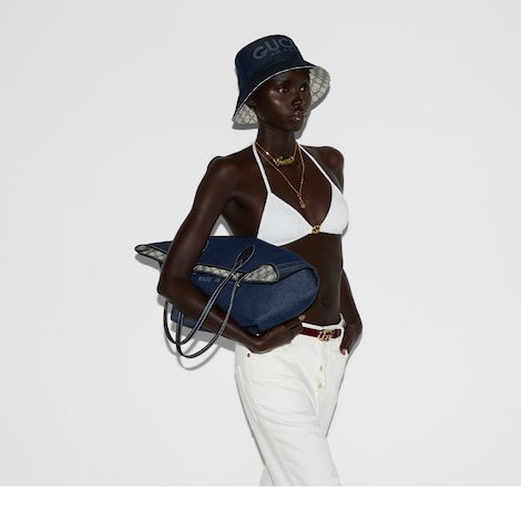 Gucci Totissima系列大号托特包