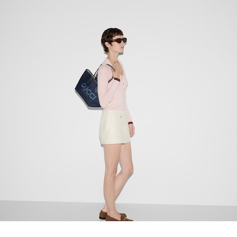 Gucci Totissima系列小号双面托特包