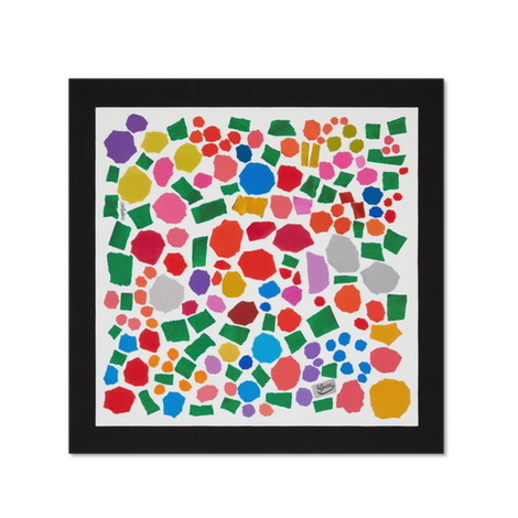 “90 x 90”项目印花桑蚕丝方巾