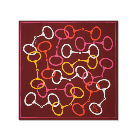 “90 x 90”项目印花桑蚕丝方巾