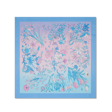 “90 x 90”项目印花桑蚕丝方巾