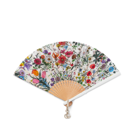 小号花卉印花扇子