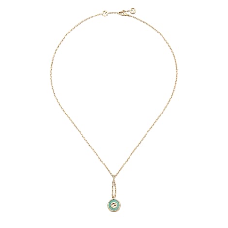 Gucci Interlocking系列18K吊坠项链