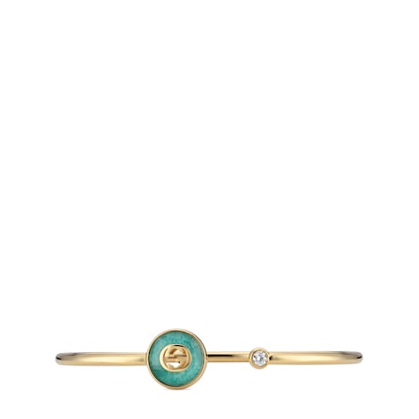 Gucci Interlocking系列18K手镯