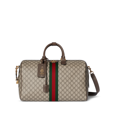 Gucci Savoy系列中号旅行包