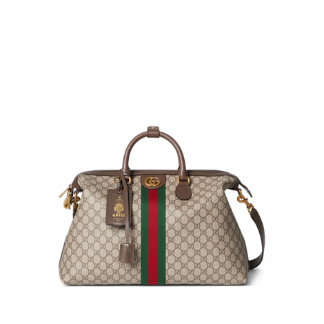 Gucci Savoy系列中号旅行包