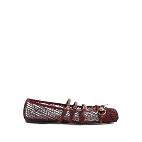 Gucci Horsebit系列女士芭蕾平底鞋