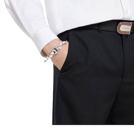 Gucci Marina Chain织物手链