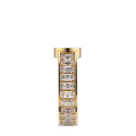 Gucci Blondie系列宽版水晶戒指