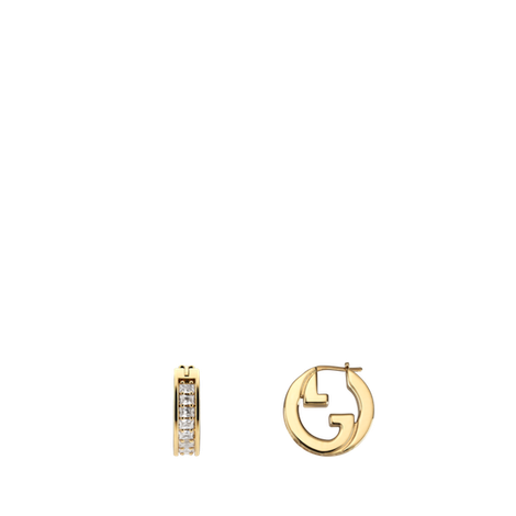 Gucci Blondie系列水晶迷你耳环