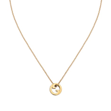 Gucci Blondie系列水晶吊坠项链