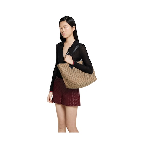 Gucci Totissima系列大号托特包