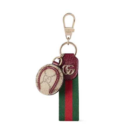 Gucci Tennis系列饰织带钥匙扣