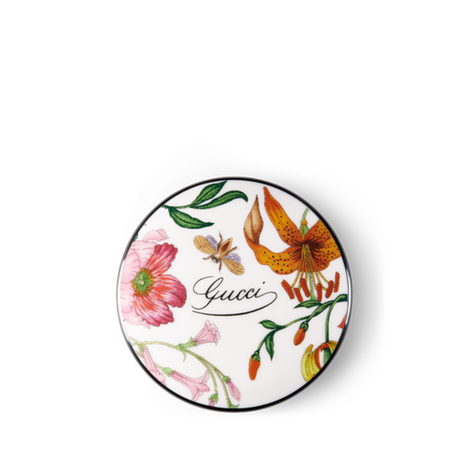 Gucci Flora花卉印花小号圆形收纳盒