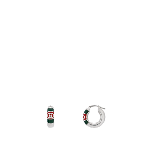饰织带细节耳环
