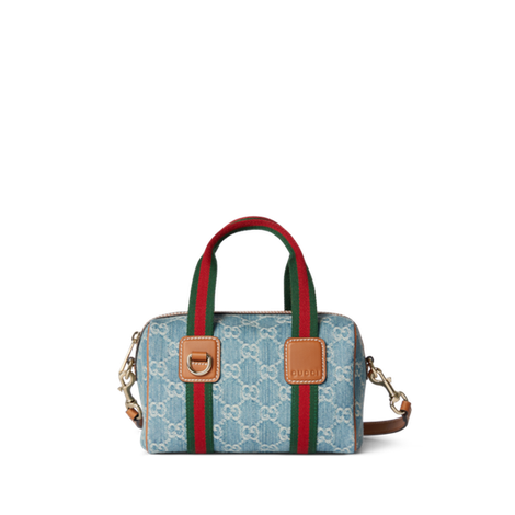 Gucci GG迷你丹宁手袋