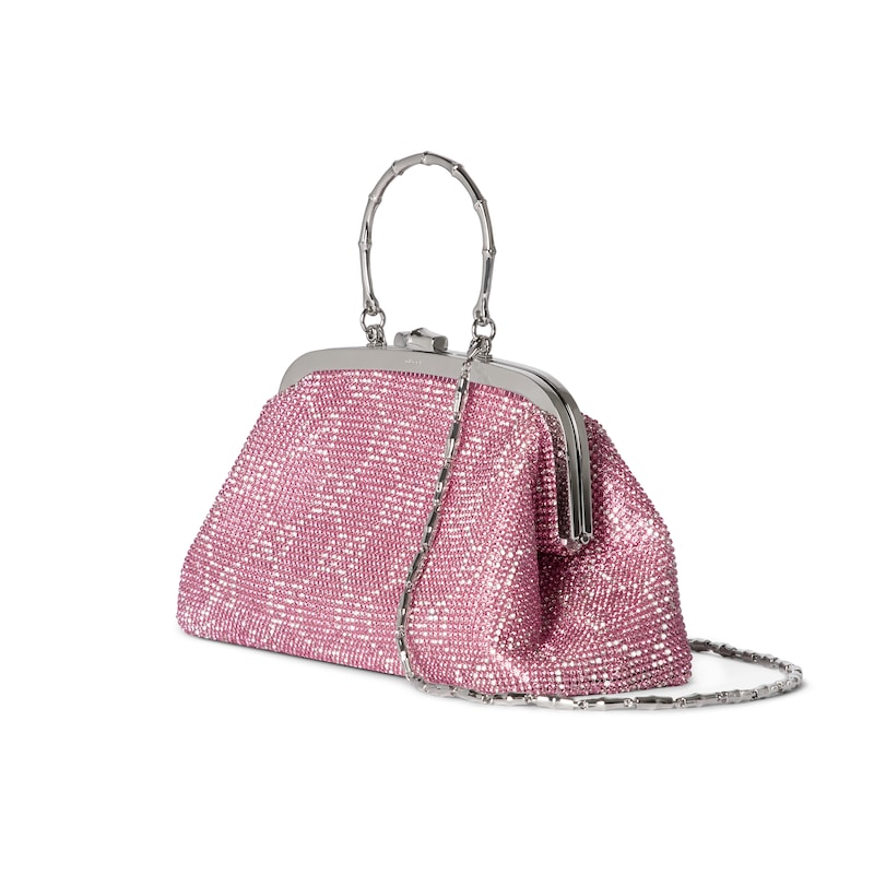 中号仿水晶晚宴手提包